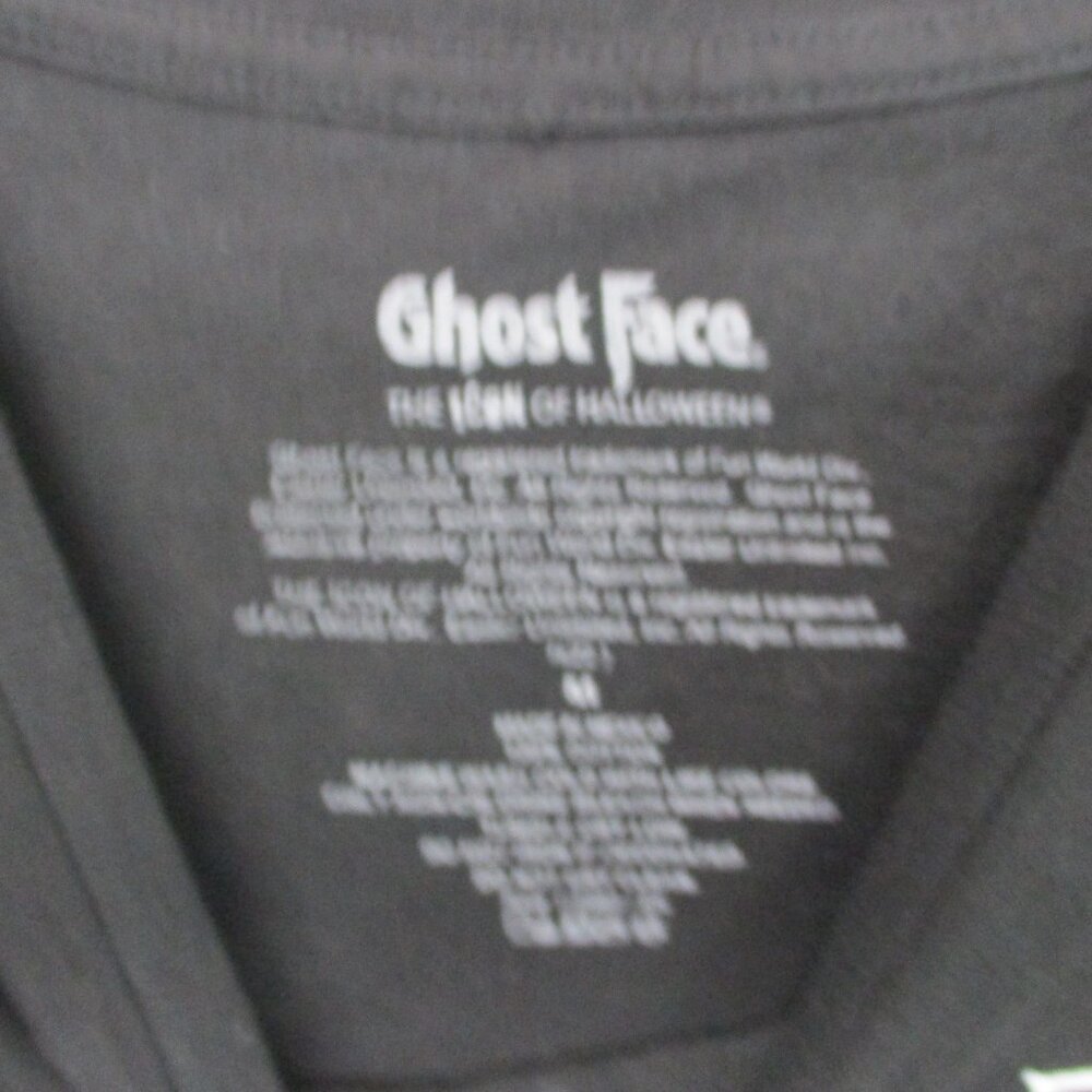 Ghost Face Graphic Print T-Shirt Black Men Size |‎ M - Picture 3 of 7